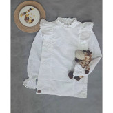 شومیز دخترانه مدل فرشته خامه دوزی